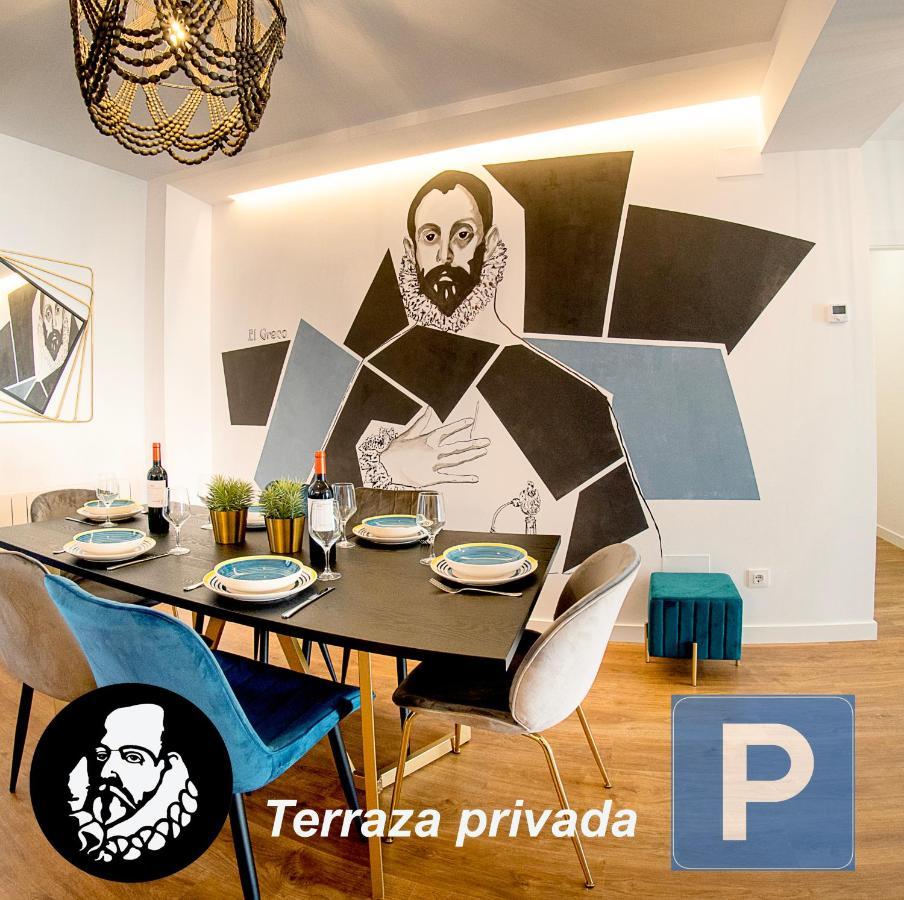 Cervantes 5 Collection - Greco Aparcamiento En El Edificio Toledo Kültér fotó
